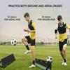 ZivPlay Soccer Rebounder Board Soccer Training Equipment Portable Wall Trainer for Kick Back Practice with 2 Ball Rebound Angles Includes Sand Bag 32 x 12 view 3