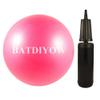 BATDIYOW Exercise Ball with Hand Pump - 8 Inch Small Pink Yoga & Pilates Ball view 1