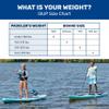 Aqua PRO Halcyon Adventure 11' Inflatable Stand-Up Paddleboard iSUP, Scalloped Wide Stable Design with Non-Slip EVA Deck, Includes Paddle, Ankle Leash, Pump and Carry/Storage Bag view 4