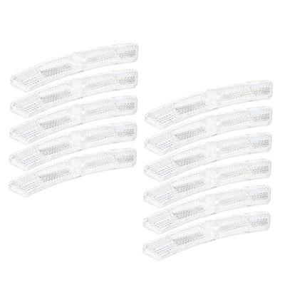 BIUDECO Bicycle Wheel Spoke Reflectors 10 Pcs 4.92 Inch Night Safety Warning Reflective Accessories for Mountain and Road Bikes Improve Visibility and Enhance Rider Safety