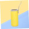 BRIGHTFUFU 550ml Insulated Cup Set Water Bottle Carrier Bag Pouch Cover Insulation for Outdoor Activities Yellow 6.8x19cm view 2