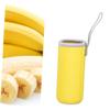 BRIGHTFUFU 550ml Insulated Cup Set Water Bottle Carrier Bag Pouch Cover Insulation for Outdoor Activities Yellow 6.8x19cm view 4