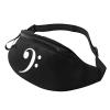Bass Clef Music Logo Unisex Adjustable Waist Bag Outdoor Sports Running Waist Bag Business Travel Phone Bag view 1