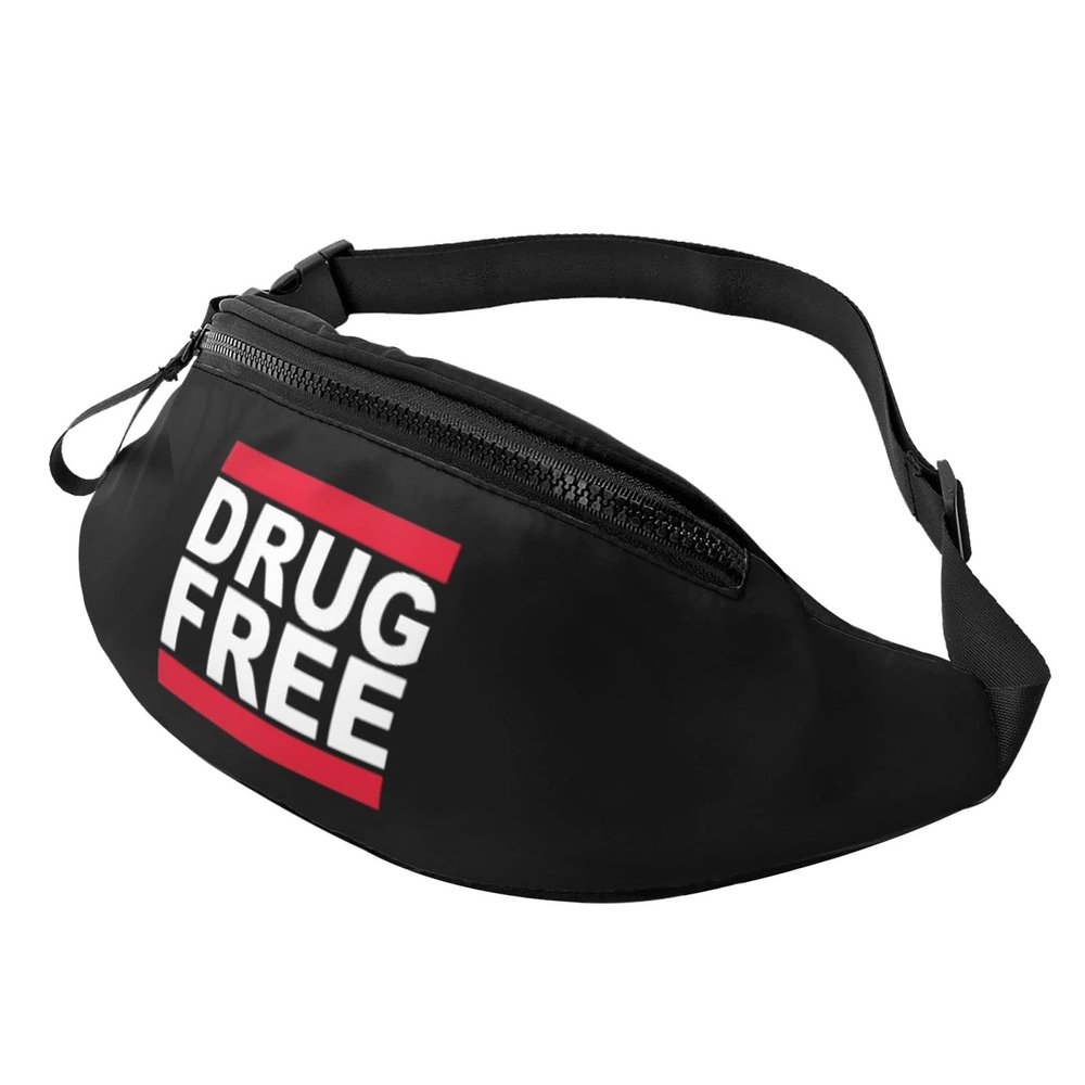 Drug Free Unisex Adjustable Waist Bag Outdoor Sports Running Waist Bag Business Travel Phone Bag