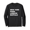Buffalo New York Hometown Vacation Long Sleeve T-Shirt view 1