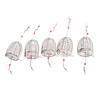 BESPORTBLE 2sets Fishing Tackle Bait Holder 3 Sizes Lure Cage for Smelt Eels Robust Stainless Steel Construction 5pcs*2 view 2