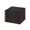 Century Commercial Grade 9 Pack Gym Floor Mats | Reversible Interlocking Foam Floor Tiles | Puzzle Mat Gym Flooring | Foam Rubber Cushioned Padding Mat For Home, Exercise, Wrestling | Black & Cardinal view 1