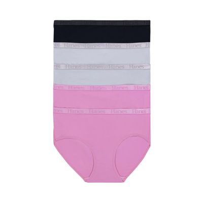 Hanes Women's Originals Ultra SuperSoft Hipster Underwear, 5-Pack, Viscose from Bamboo Panties