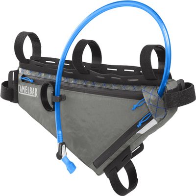 CamelBak M.U.L.E. Bikepacking Waterproof Triangle Frame Pack - Includes 2L Quickstow Hydration Reservoir Bladder, Small