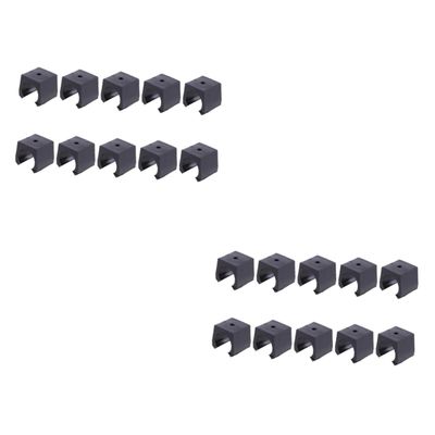 BESPORTBLE 60pcs Wall Mount Fishing Rod Organizers Small Clamp for Snooker Clubs and Fishing Gear and Easy to Clean