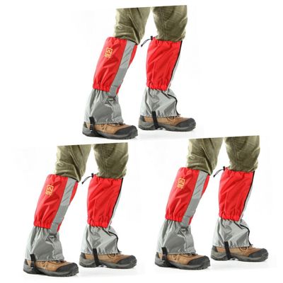 Milisten 3pcs Men Women Hiking Gaiters Windproof Snowproof Trail Gator Leg Guards for Skiing Running