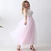 AiberLisha Womens A line Maxi Tulle Tutu Skirt for Prom Party Pink 3XL view 2
