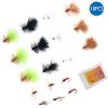 Ansnbo 18PCS Fly Fishing Flies Assortment, Hand Tied Woolly Bugger Flies for Trout Bass Flyfishing, Wet Nymphs Streamer Flies Fly Fishing Lures view 2