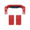 Pelican 1557 Replacement Handle & Latch Set by ColorCase - Red - Handle and Push Button Latches view 1