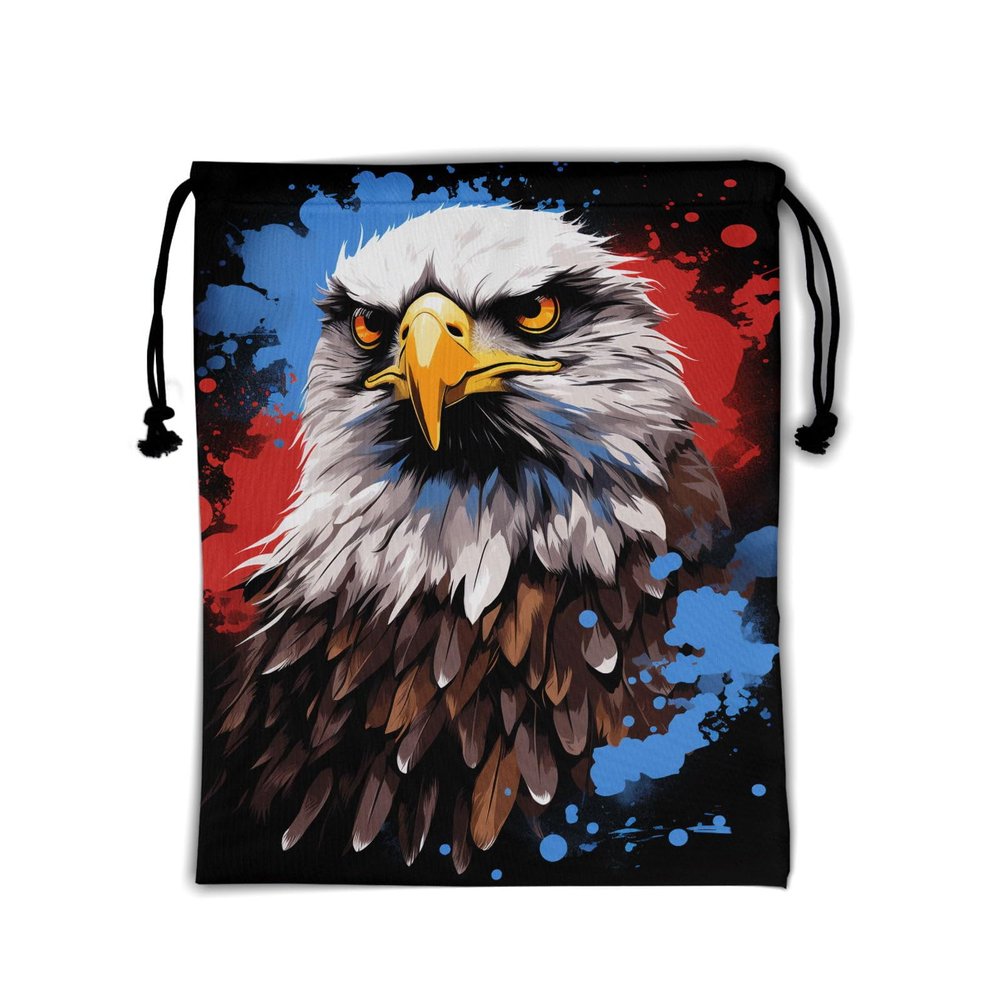 Bird Grip Bags for Gymnastics - Patriotic Drawstring Gymnastics Grip Bags Animal Gym Drawstring Storage Pouch for Sports Party Favors