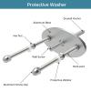 Linone 10 Pcs Aluminum Skateboard Wall Mount - Skateboard Hangers for Horizontal and Vertical Display of Skateboards, Skateboard Display Racks Stand, Skateboard Storage Hanger, Sturdy and Easy view 2