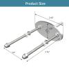 Linone 10 Pcs Aluminum Skateboard Wall Mount - Skateboard Hangers for Horizontal and Vertical Display of Skateboards, Skateboard Display Racks Stand, Skateboard Storage Hanger, Sturdy and Easy view 3