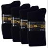 CANDOR AND CLASS Men's Over The Calf MODAL ULTRA SOFT Dress Socks, Seamless Toe, Ribbed, OTC Length Socks (Black OTC Ribbed 4 Pair) view 2
