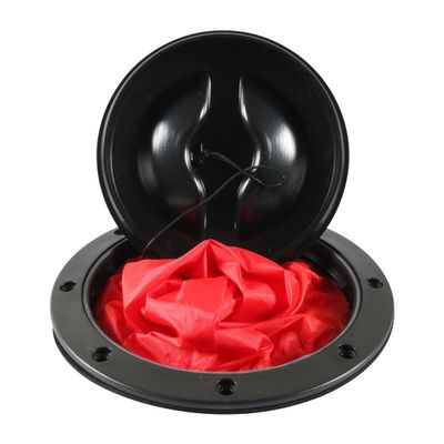 ihreesy Round Boat Hatch Cover,6 Inches Waterproof Deck Plate Hatch Cover Non Slip Inspection Hatch with Detachable Lid,Detachable Clear Lid for Kayak Canoe