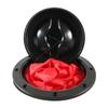 ihreesy Round Boat Hatch Cover,6 Inches Waterproof Deck Plate Hatch Cover Non Slip Inspection Hatch with Detachable Lid,Detachable Clear Lid for Kayak Canoe view 1
