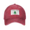 KOSPOGO an Appeal to Heaven Flag Baseball Cap for Men Women Hats Adjustable Vintage Cowboy Hat Dad Hats Red view 2