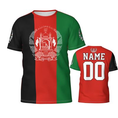 Custom Name Number Afghanistan Flag Emblem Men's Patriotic T Shirt 3D Tops Sport Soccer Shirts