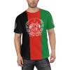 Custom Name Number Afghanistan Flag Emblem Men's Patriotic T Shirt 3D Tops Sport Soccer Shirts view 2