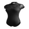 Phoeswan Ballet Leotards for Women, Black Dance Outfit Women, Black Lace Leotard for Teens Adult, Size Medium view 2