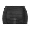 Linjinx Women's Micro Mini Hip Skirt Lace Semi Transparent Bodycon Short Skirt Sheer Stretchy Ultrashort Skirts Black E One Size view 4