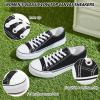 Adokoo Canvas Tennis Shoes for Women Low Top Casual White Black Sneakers for Women Lace Up Fashion Comfortable Walking Shoes (Black,9) view 4