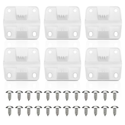 Cooler Hinges Replacement for Coleman Xtreme Cooler Hinges, Fits Coleman Ice Chest & Rubbermaid Cooler Parts, 6 Pack
