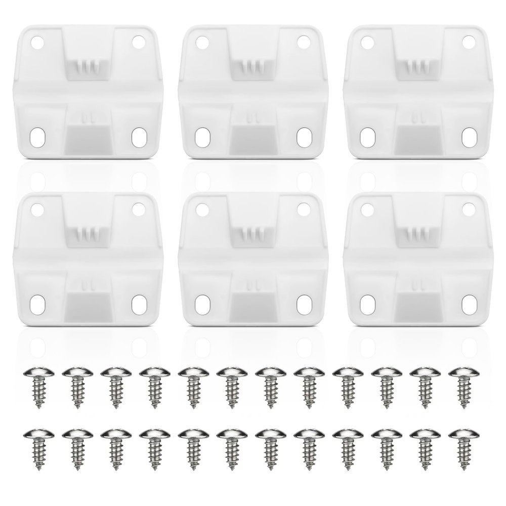 Cooler Hinges Replacement for Coleman Xtreme Cooler Hinges, Fits Coleman Ice Chest & Rubbermaid Cooler Parts, 6 Pack
