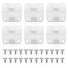 Cooler Hinges Replacement for Coleman Xtreme Cooler Hinges, Fits Coleman Ice Chest & Rubbermaid Cooler Parts, 6 Pack view 1