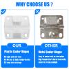 Cooler Hinges Replacement for Coleman Xtreme Cooler Hinges, Fits Coleman Ice Chest & Rubbermaid Cooler Parts, 6 Pack view 4