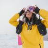 M METERXITY Ski Goggle Bag - Microfiber Snow Goggles Case Sleeve Drawstring Pouch Protection Bags, Apply to Goggles (7.1 x 10.6 Inch, White) view 2