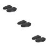 BESPORTBLE Black Shoe Covers Skate Shoe Covers 3 Pairs Protective Shoe Cover Shoes Cover for Skating Windproof Shoe Cover Adjustable Shoe Covers Skating Shoe Sleeve Ski Shield Men and Women view 1