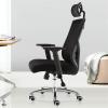 Executive Desk Chair Ergonomic Office Chair with Adjustable Headrest and Armrests High Back Desk Chair with Lumbar Support, Breathable Mesh Back, Thick Seat Cushion, Swivel Chair Task Chair Office Cha view 2