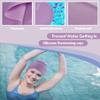 Aegend Swim Caps for Long Hair, Durable Silicone Swimming Caps for Women Men Adults Youths, Easy to Put On and Off, Waterproof Swim Hats Bathing Caps to Keep Hair Dry, 1 Pack, Purple view 3