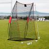 FLITURE Football Kicking Net - 7x4 FT Heavy-Duty Training Net with Steel Frame for Field Goal Training & Punt Practice - Easy Setup for Youth & Adult view 2