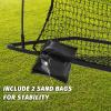 FLITURE Football Kicking Net - 7x4 FT Heavy-Duty Training Net with Steel Frame for Field Goal Training & Punt Practice - Easy Setup for Youth & Adult view 3