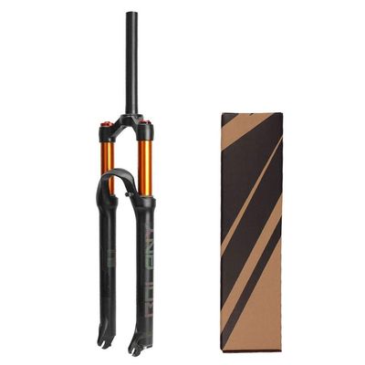 LvTu Mountain Bike Magnesium Alloy Front Fork 26 27.5 29 Inch, Damping Adjustment 120mm Travel Shock Absorber Air Fork FKA004 (Color : Straight Manual Lockout, Size : 27.5 inch)