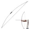 67 Inch Archery Traditional Longbow 25-120lbs Recurve Bow Hunting English Longbow for Right Hand Left Hand Adult Outdoor Sports (Silver, 75 Lbs) view 1