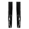 Eandarui Woman Shiny Elbow Long Fingerless Gloves Wet Look Driving Opera Gloves Arm Warmer Mittens Black One Size view 1