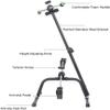 Mini Exercise Bike Pedal Exerciser,Arm and Leg Exercise Peddler Machine,Seated Exerciser Stationary Pedal Bike Portable Cycle Bike Gym Fitness Training view 3