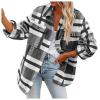 SHAOBGE Cyber Of Monday 2023 Plus Size Coat Tops For Jeans Youth Camo White Jackets Sales Today Clearance Prime Only Special Dealsropa Deportivatan Shacket view 2