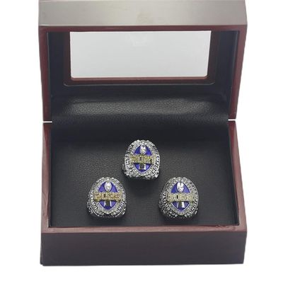 Kuseli 3PCS 2021 2022 2023 Fantasy Football Champiosnhip Rings Set FFL League Champions Ring for Fan's Souvenir Gift (8,with Box)