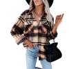 SHAOBGE 2023 Overcoat For Women Winter Plus Size Winter Coats For Women 3X Cropped Faux Fur Jacket Trending Items 2023 My Recent Orders Of Today Prime Cleara view 2
