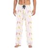 Champagne Glasses Men Pajama Pants New Year Xmas mens Lounge Sleep PJ Bottoms with Pockets S view 2