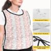 Blush Pink Cobbler Aprons with 2 Pockets for Women Men, Fashionable Printed Unisex Bib Waterproof Cleaning Smock Vest for Chef Kitchen Farmhouse Country Forest Leaves Grey 1 Pack, 20''x 27.5'' view 4