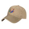 Mexirican Puerto Rican Mexican Wing Flags Unisex Baseball Cap Vintage Cotton Men Women Low Profile Dad Hat,Black view 1